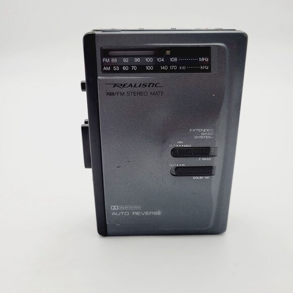 Vtg Realistic SCP-49 AM-FM Stereo Mate Radio Cassette Player Extended Bass Syste - Picture 2 of 10